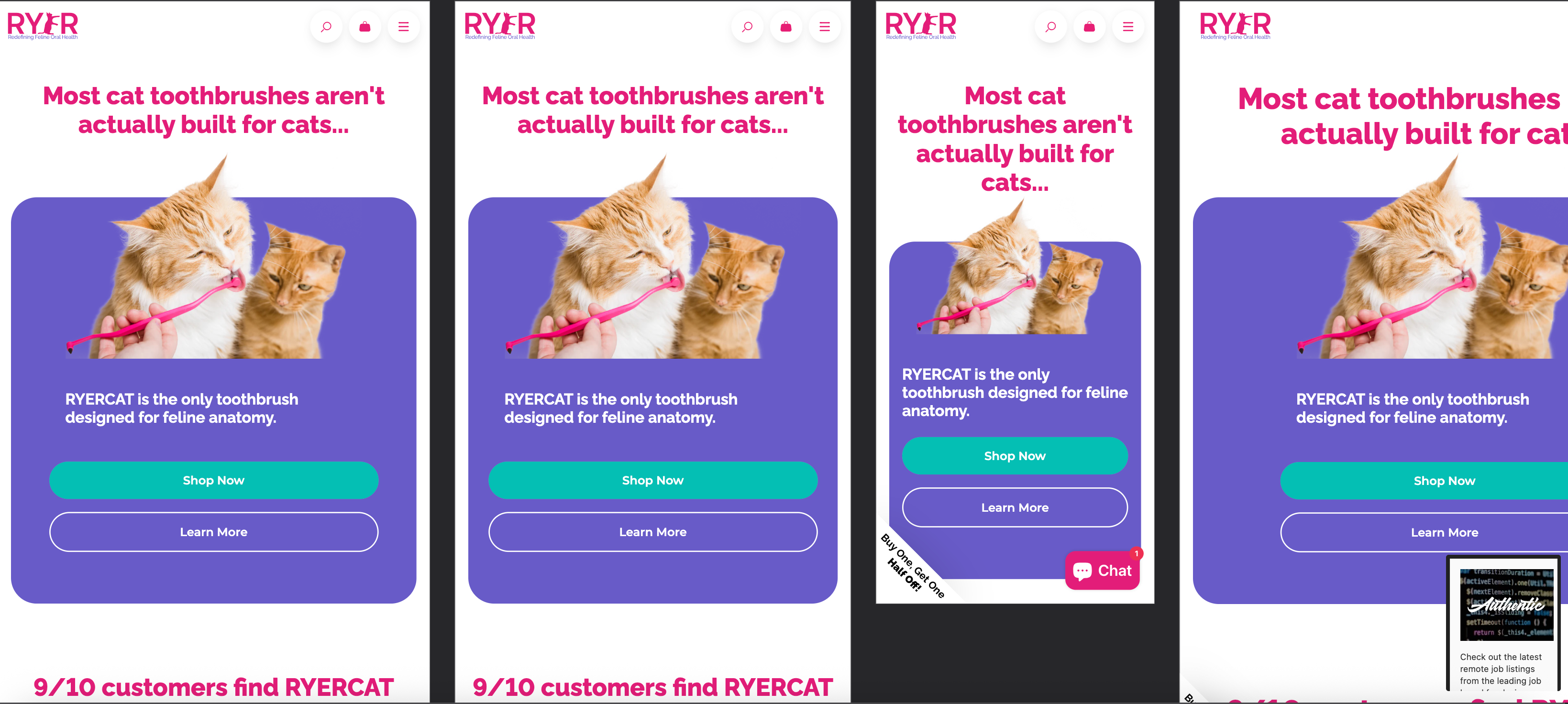 Oral care website