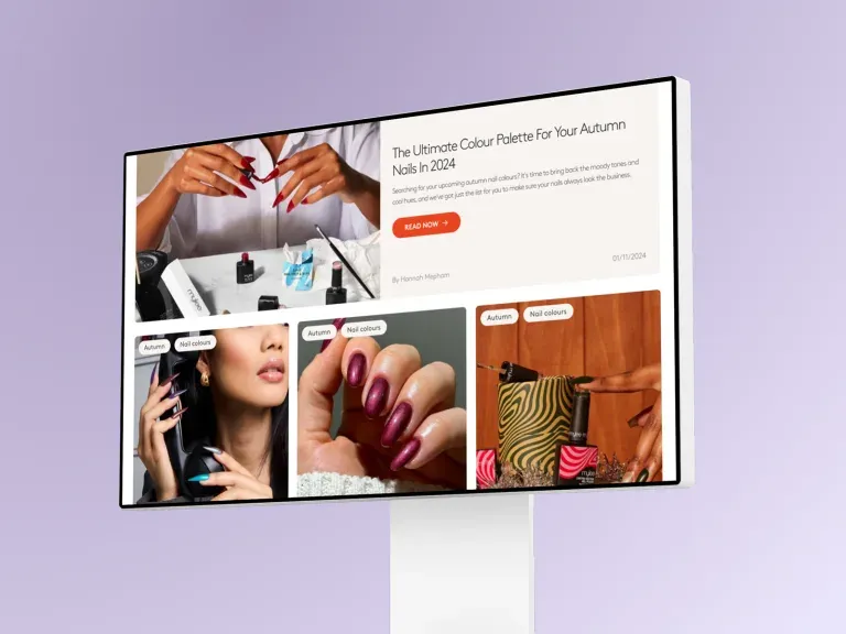 Shopify Plus case study for Gel Nail Brand