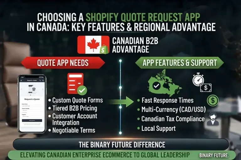 Choosing a Shopify Quote Request App in Canada — B2B eCommerce, Apps Integrations, Quote Request