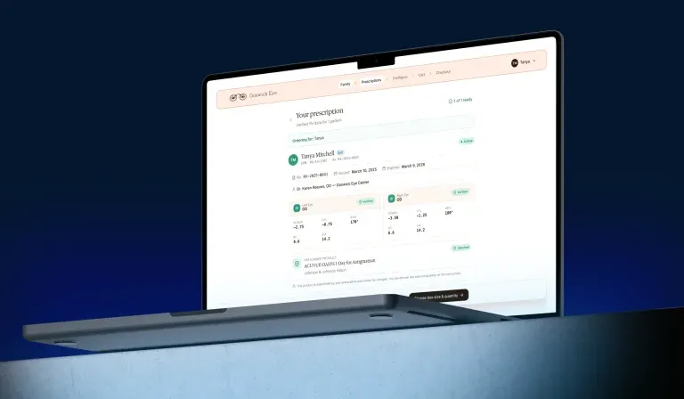 Private Shopify portal development for Goswick Eye